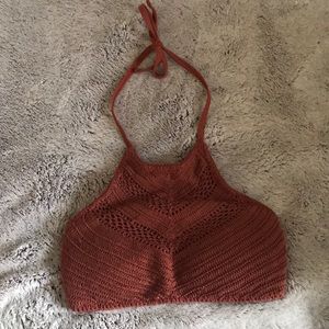 Knit bathing suit
